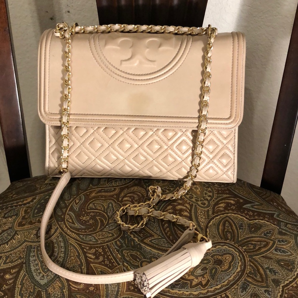 Tory Burch Large fleming convertible  Bag .